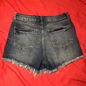 JBD High waisted cut off jean shorts